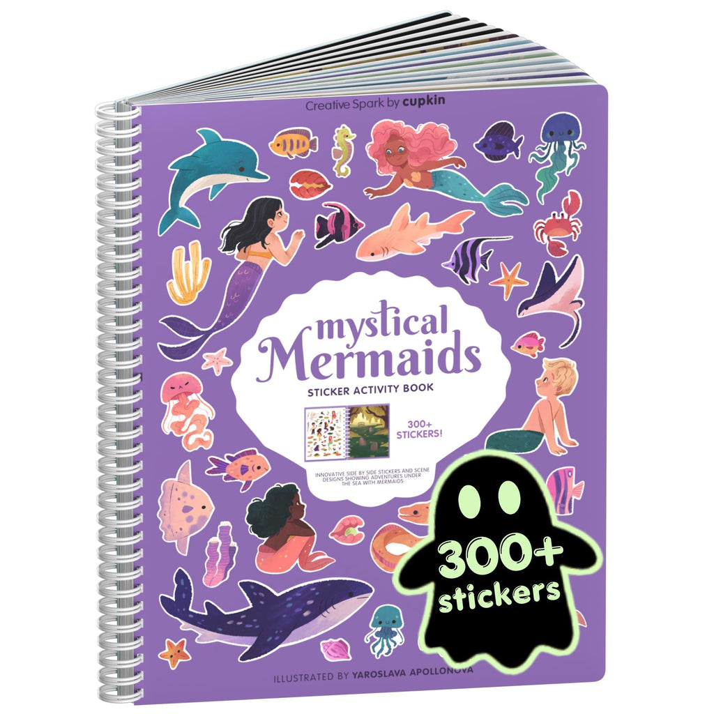 Cupkin Animal Habitats Sticker Book | 12 Coloring & Activity, 500+ Stickers