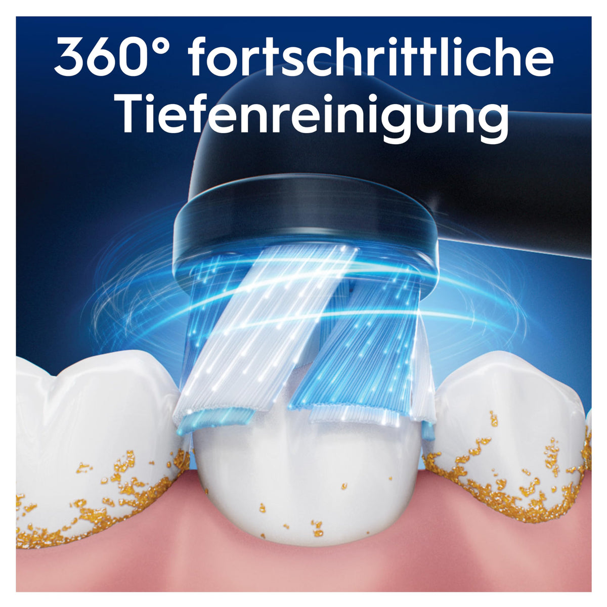 Oral-B iO Aufsteckbürsten Ultimative Reinigung, Schwarz, 4 Stück