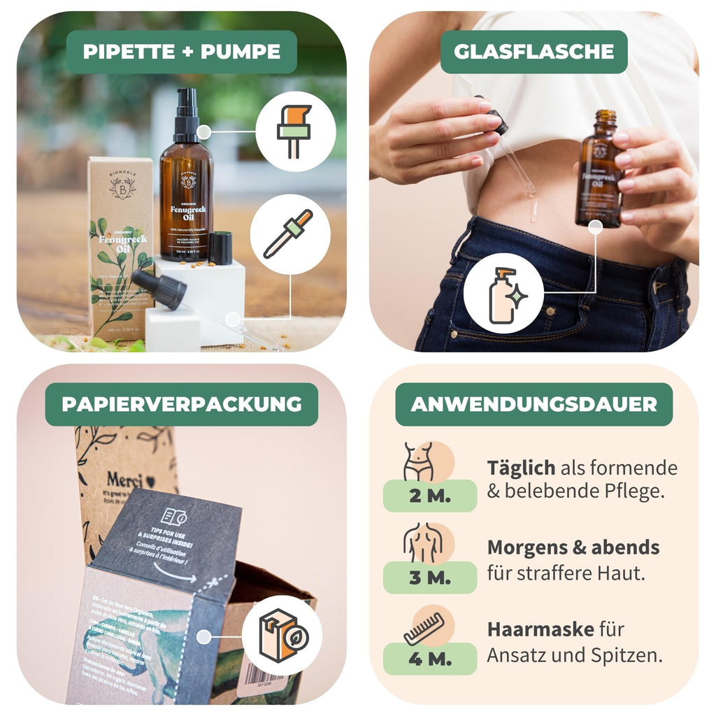 BIONOBLE Arganöl Bio Kaltgepresst - Haare, Gesicht, Haut - Marokko - 50ml