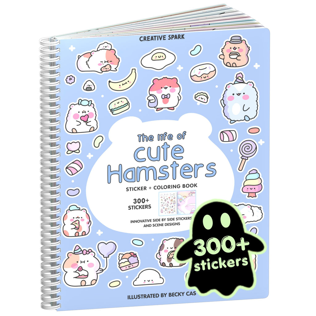 Cupkin Animal Habitats Sticker Book | 12 Coloring & Activity, 500+ Stickers