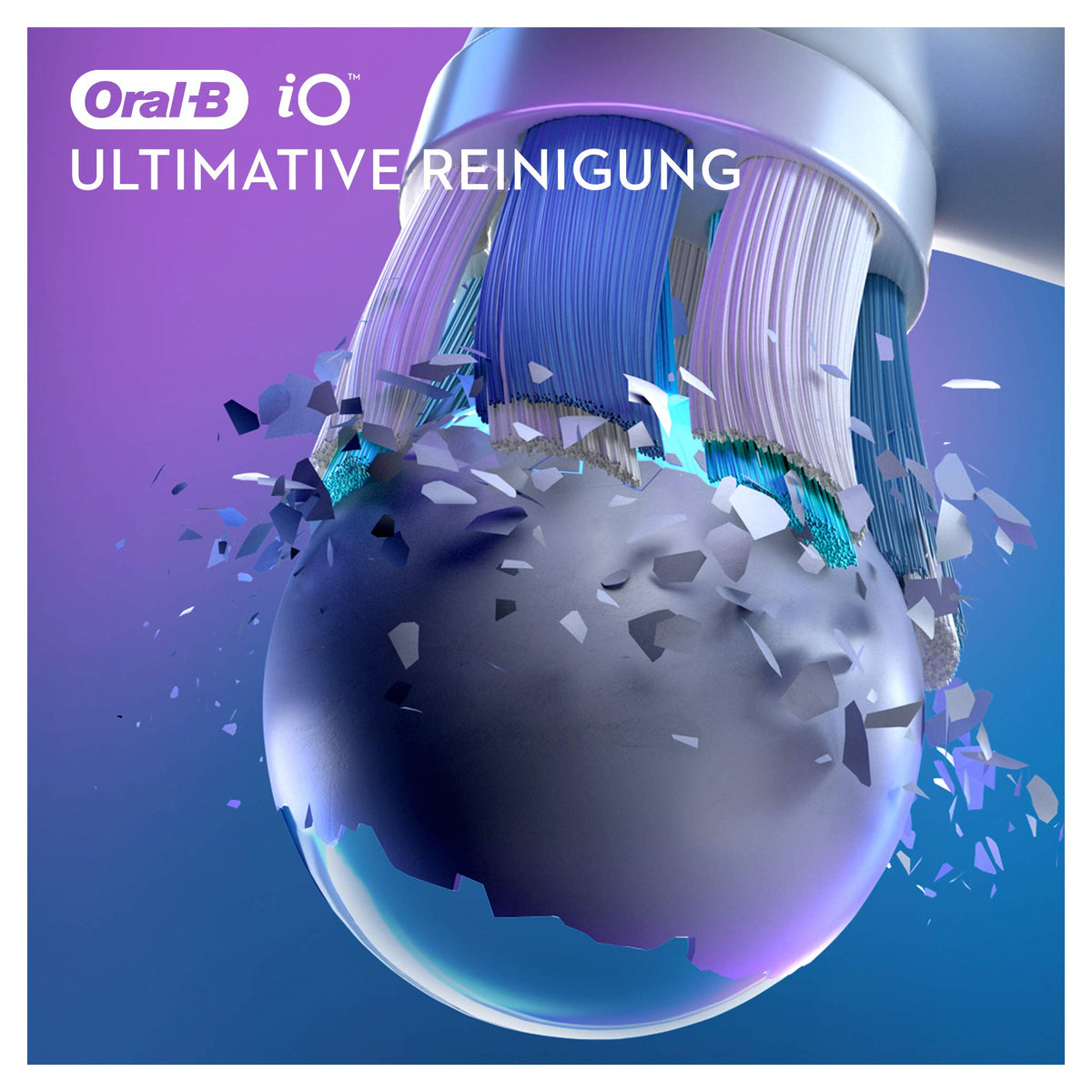 Oral-B iO Aufsteckbürsten Ultimative Reinigung, Schwarz, 4 Stück