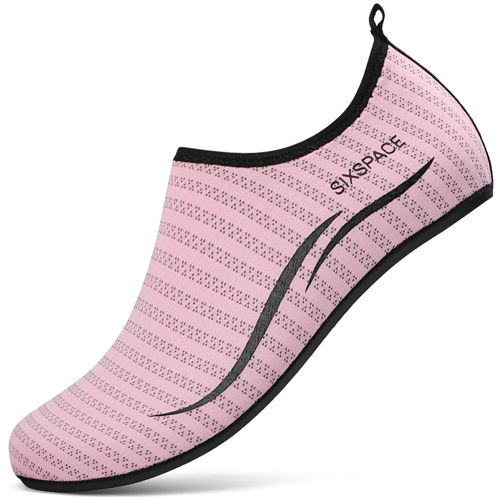 Sixspace Unisex Badeschuhe Wasserschuhe mit Rutschfester Sohle, Gr.34-47