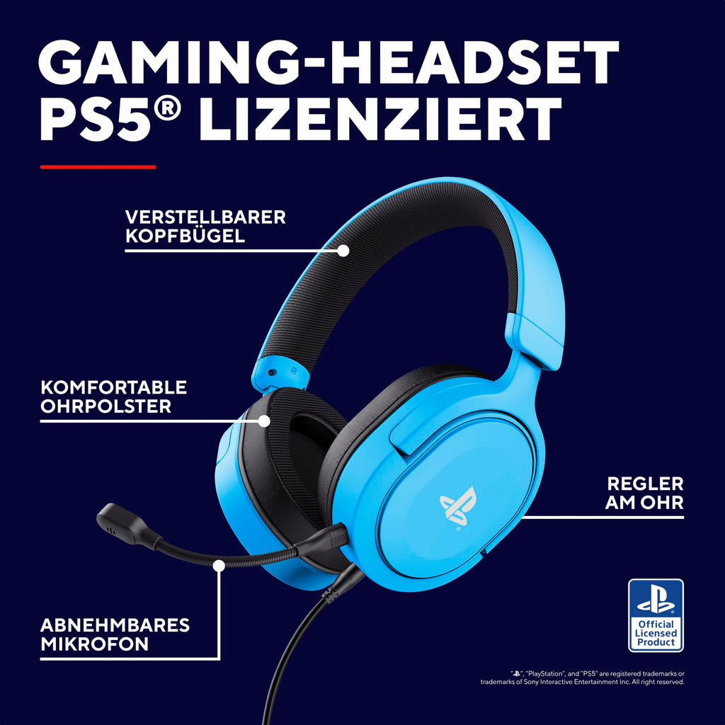 GXTrust Forta PS5 Gaming Headset Lizenziert für PlayStation 5, Weiß