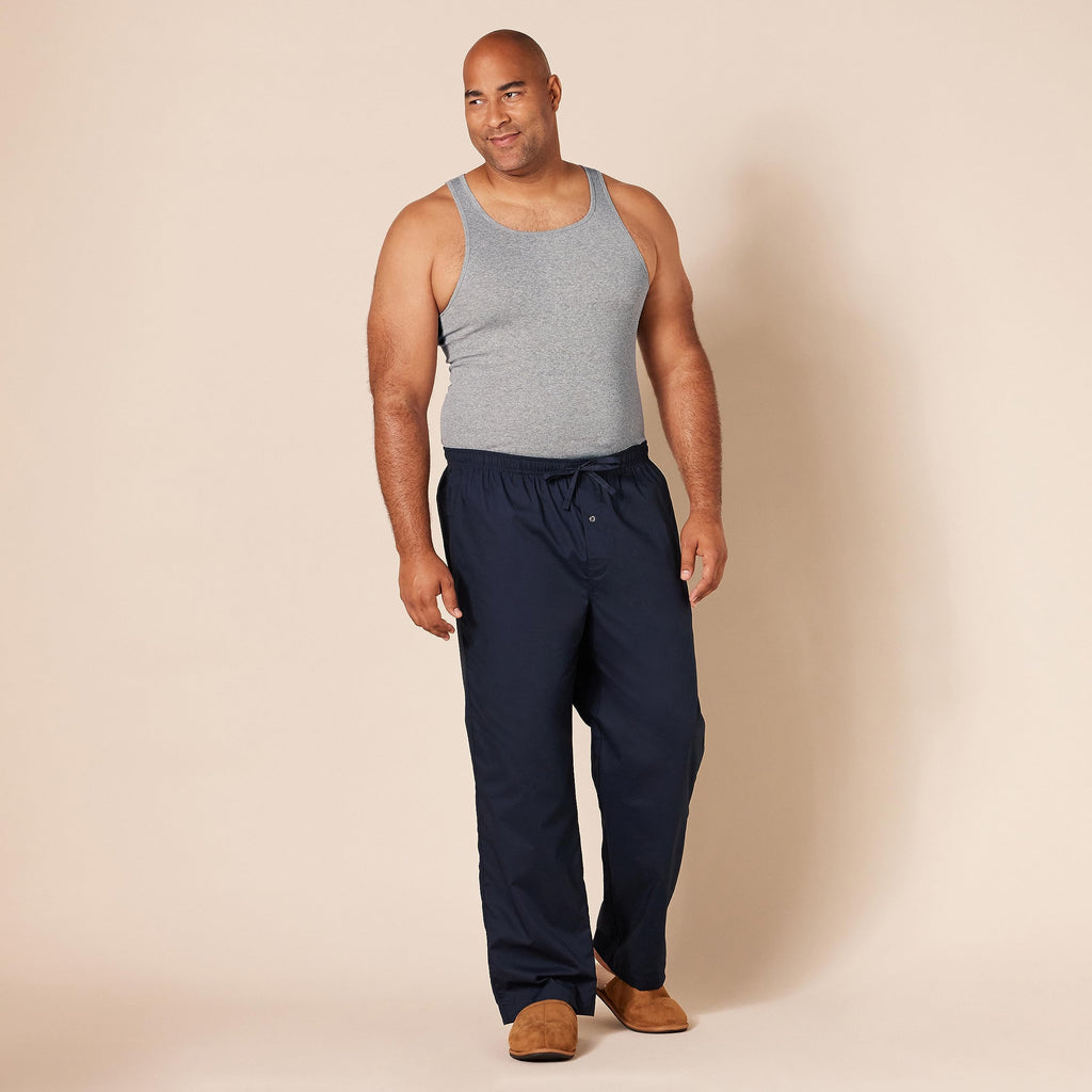 Amazon Essentials Men's Lightweight Breathable Cotton Slim Fit Tank Undershirts, Pack of 6