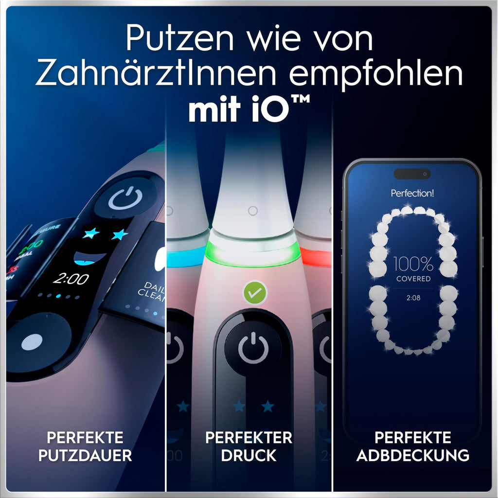 Oral-B iO Series 6 Elektrische Zahnbürste, Weiß