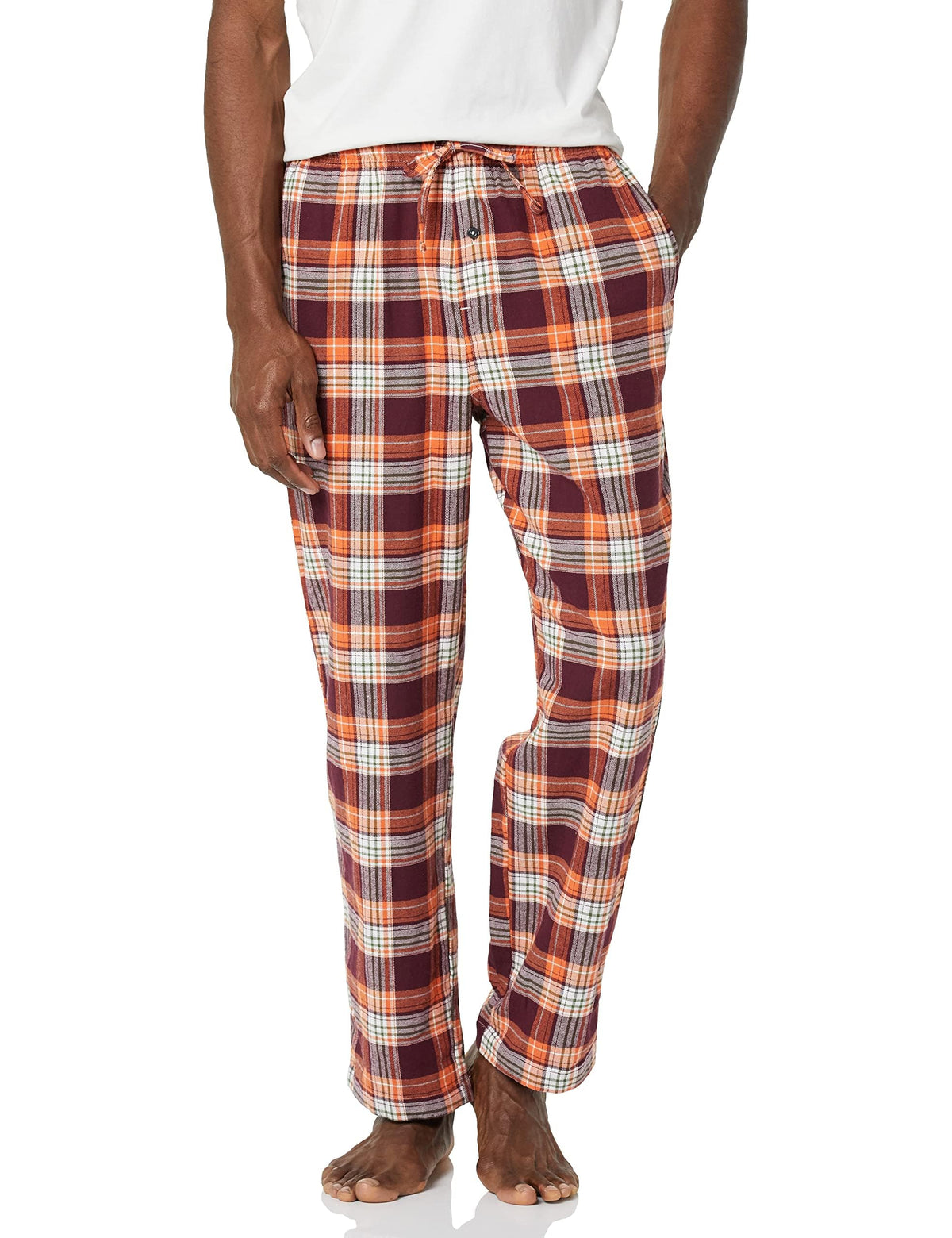 Amazon Essentials Atmungsaktive Flanell-Pyjamahose für Herren (Erhältlich in Big & Tall)