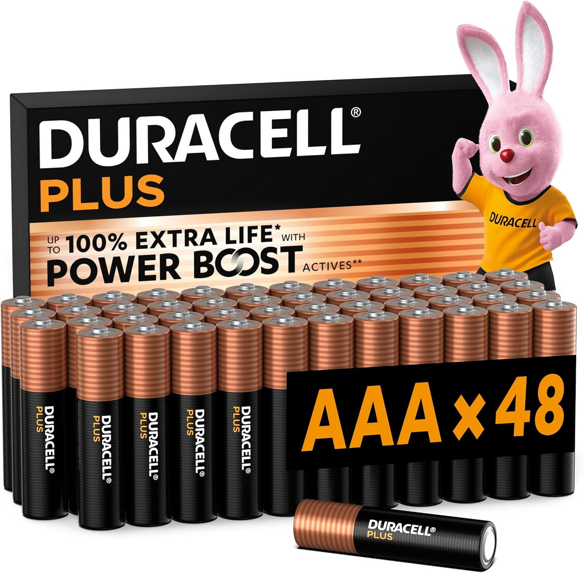 DURACELL Plus AA Alkaline-Batterien (20 Stück) 1.5V, LR06