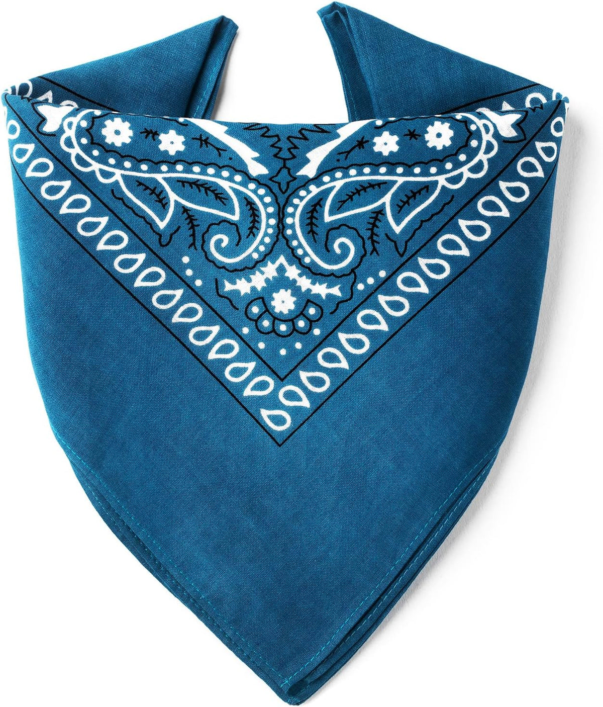 Bandana 100% Coton Qualité Premium - Epaisseur Supérieure - 20 Couleurs Exclusives - Motif Paisley