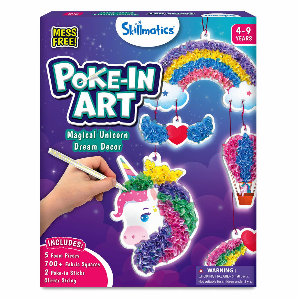 Skillmatics Poke-in Art – Disney Princesses, Wood Craft Kit, Gift for Kids