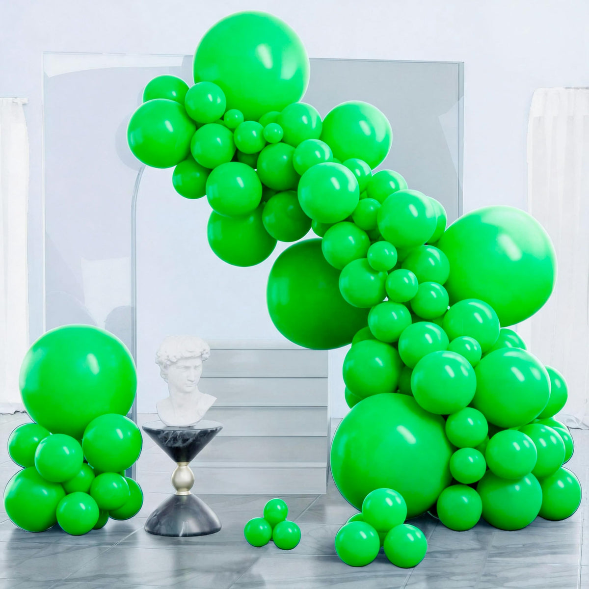 PartyWoo Black Balloons 140pcs Different Sizes of 18 12 10 5 Inch
