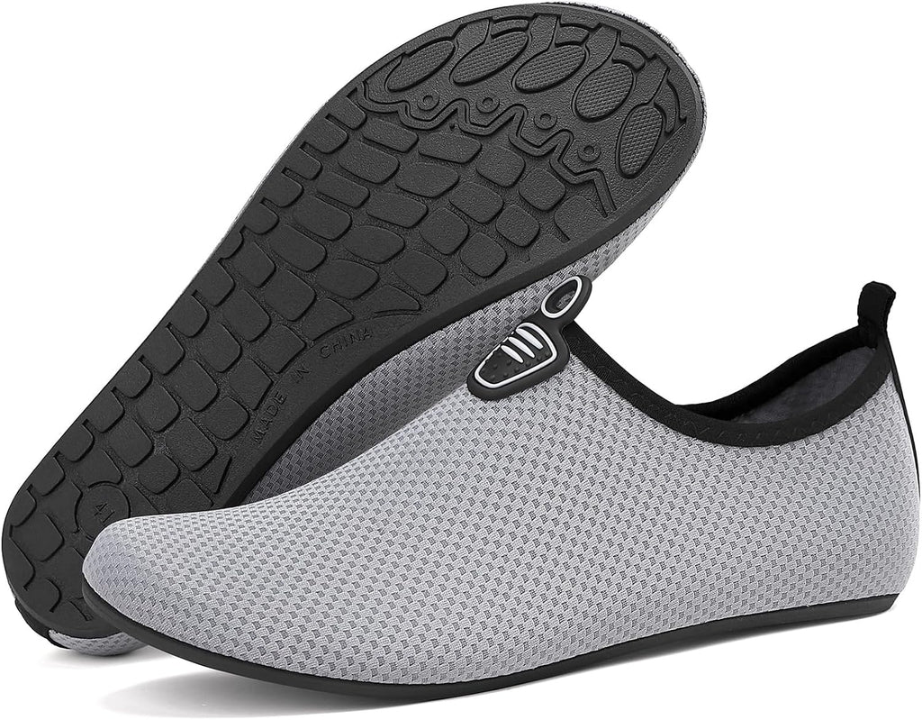 Water Shoes for Women Men Quick-Dry Beach Swim Socks with Non-Slip Sole