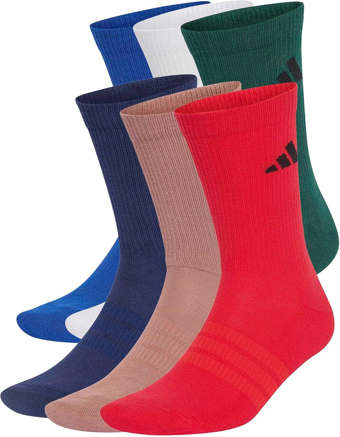 adidas Unisex Cushioned Crew Socks 6 Pair Pack Socken