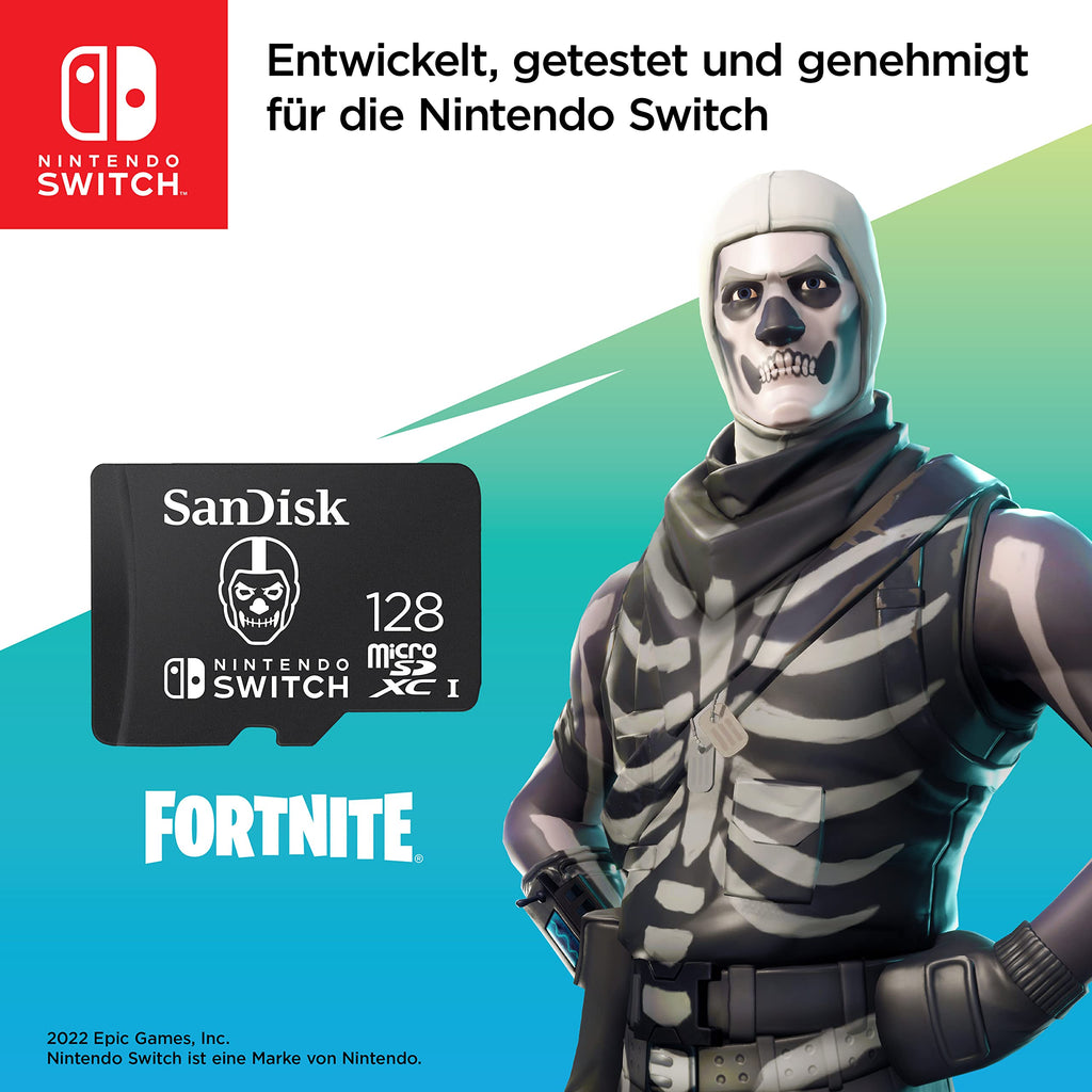 SANDISK 128GB microSD Karte, Super Mario Super Mushroom Edition