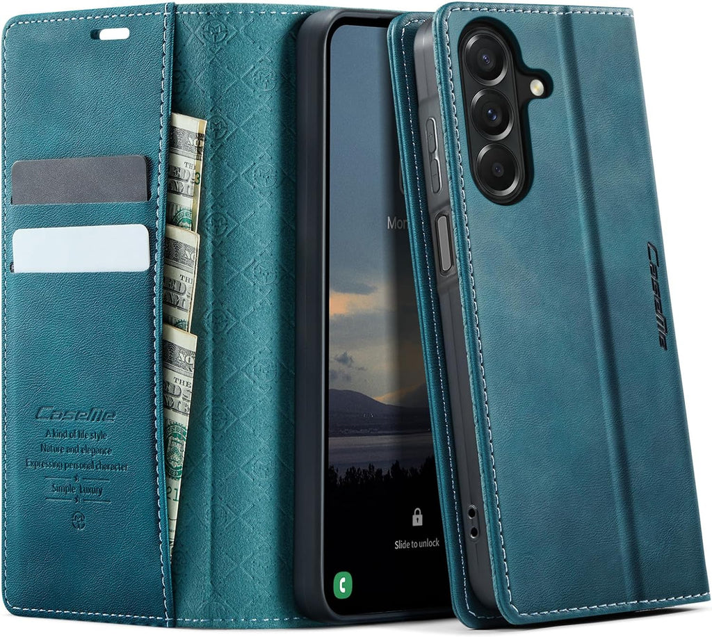 KZB für Xiaomi Redmi Note 15 Hülle, Magnet Leder Klapphülle Stoßfest