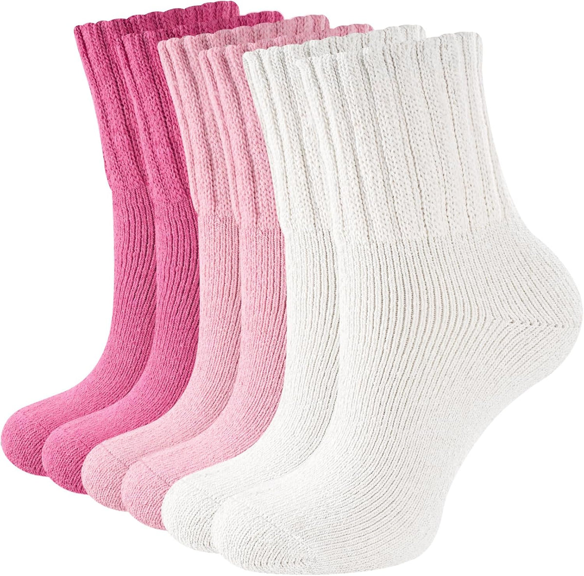 Niorasen Women's Thermal Socks, 3 Pairs Full Cushioned, Cosy Gift Winter