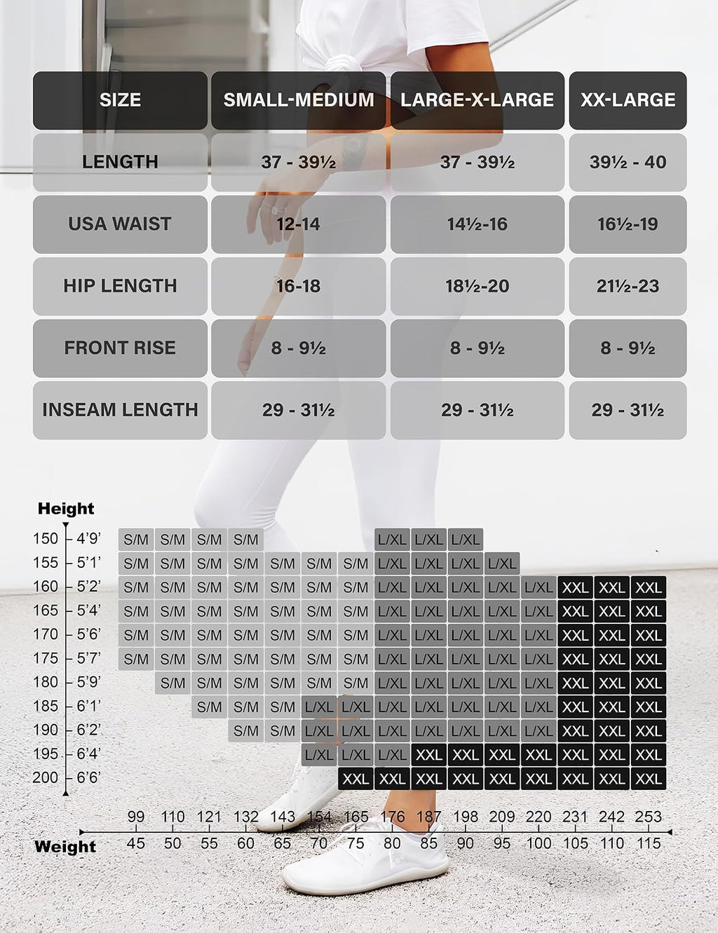 CHARMKING High Waisted Leggings for Women, Soft Tummy Control, Non See Through, Stretch Workout Yoga Pants for Running