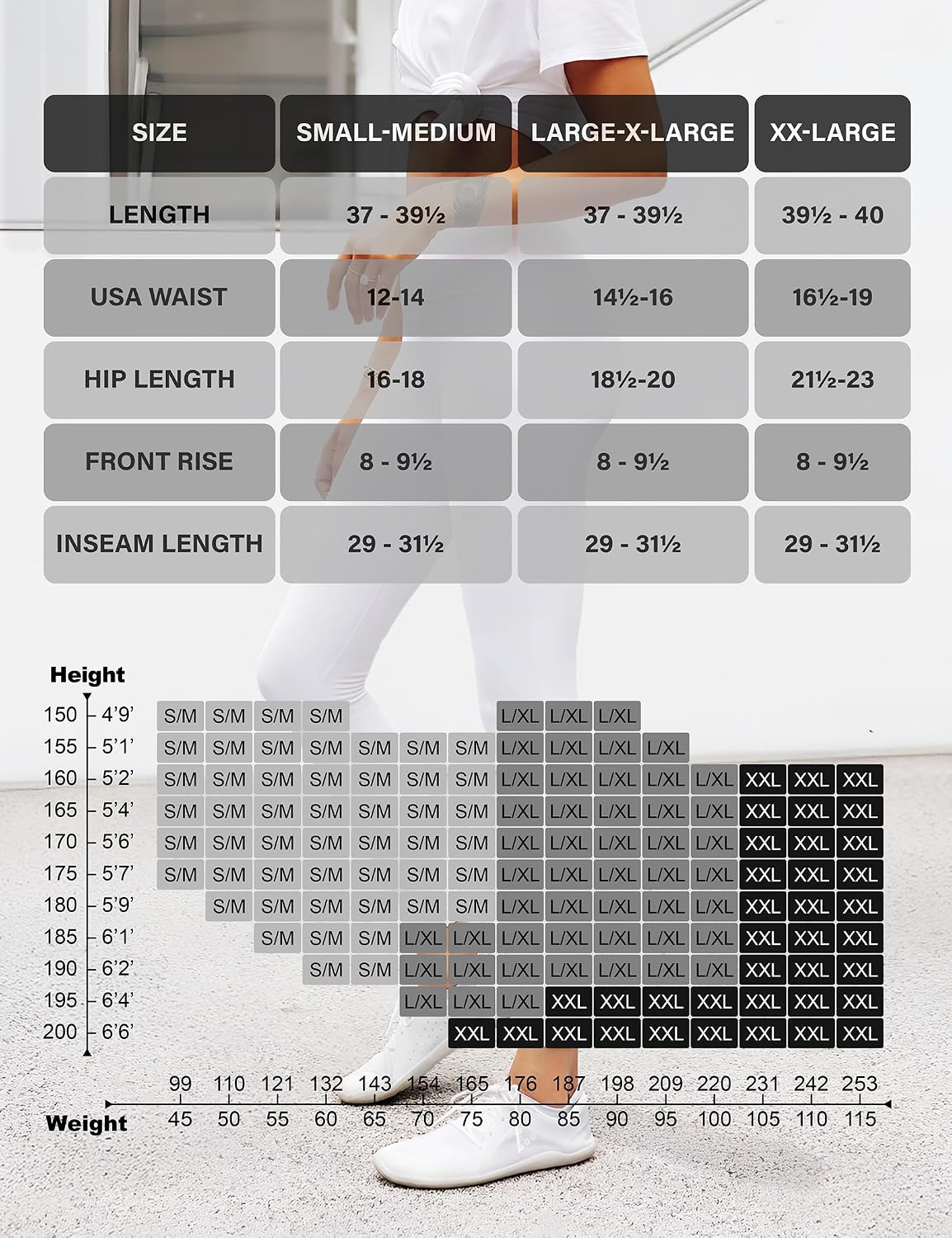 CHARMKING High Waisted Leggings for Women, Soft Tummy Control, Non See Through, Stretch Workout Yoga Pants for Running