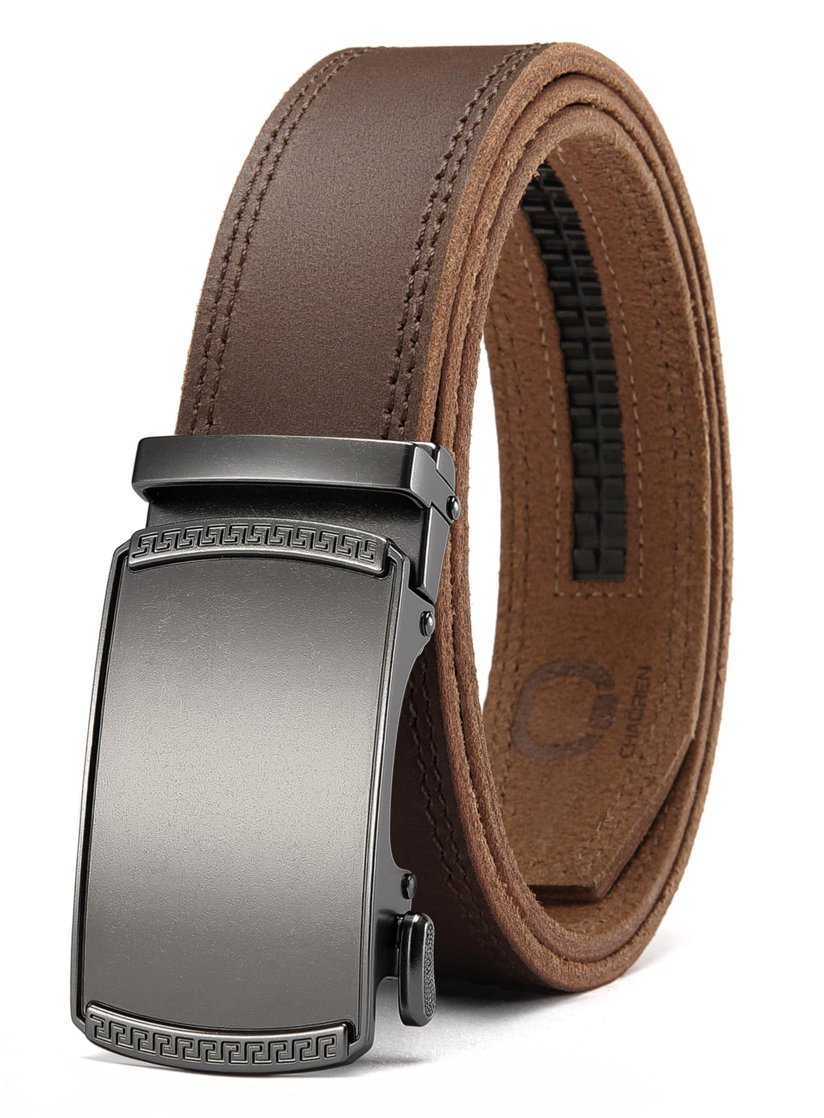 CHAOREN Gürtel Herren, Automatik Ledergürtel Herren 35mm ohne Löcher