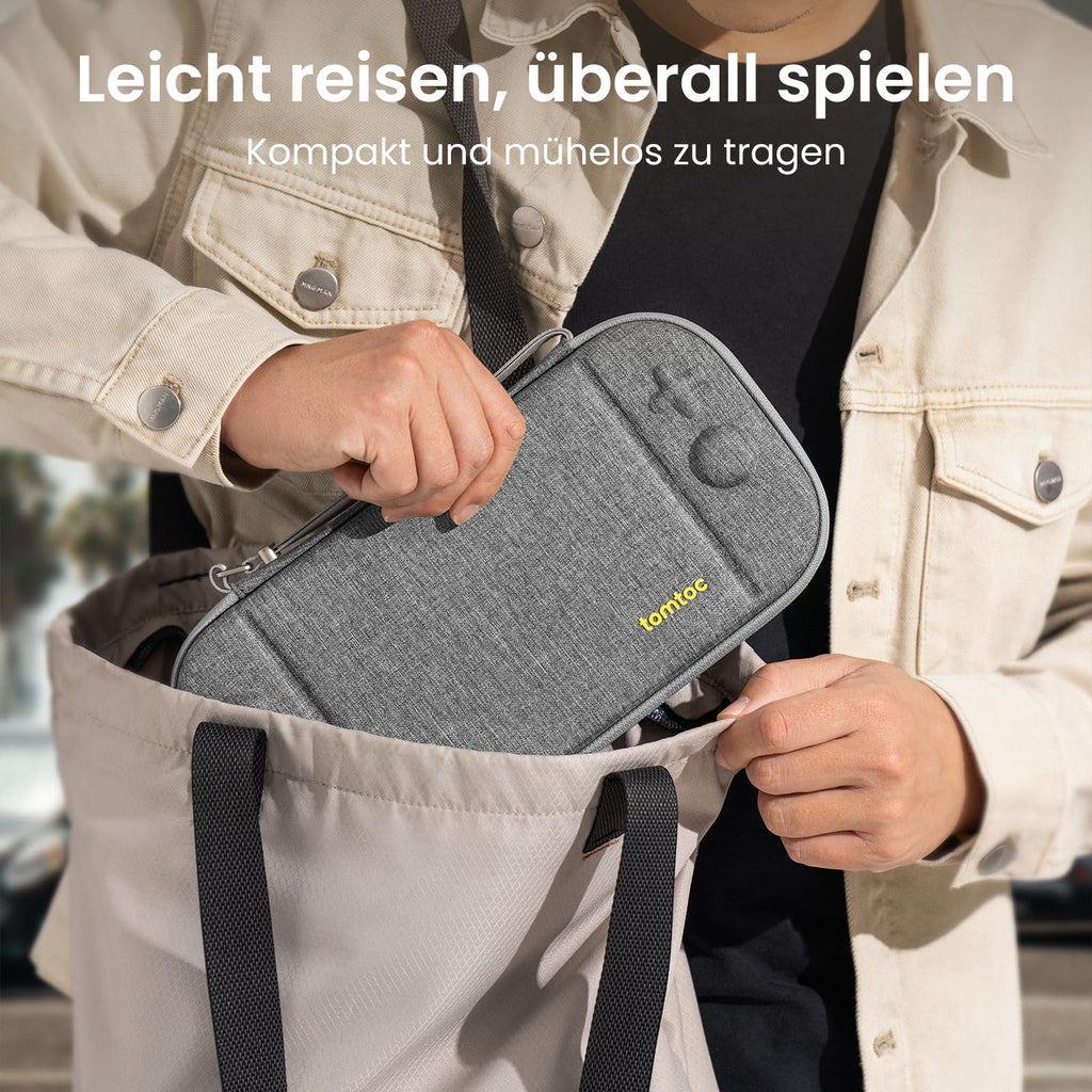 tomtoc Slim Tasche für Nintendo Switch 2, Schutz nach Militärstandard