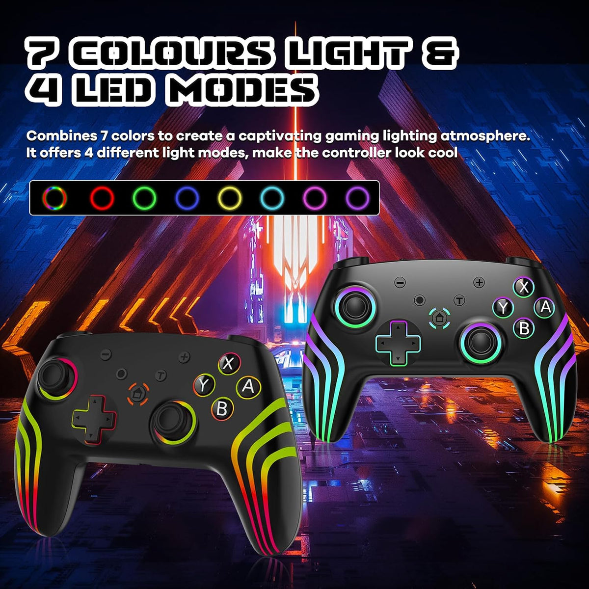 Wireless Pro Controller für Switch, Switch 2, Lite, OLED, PC