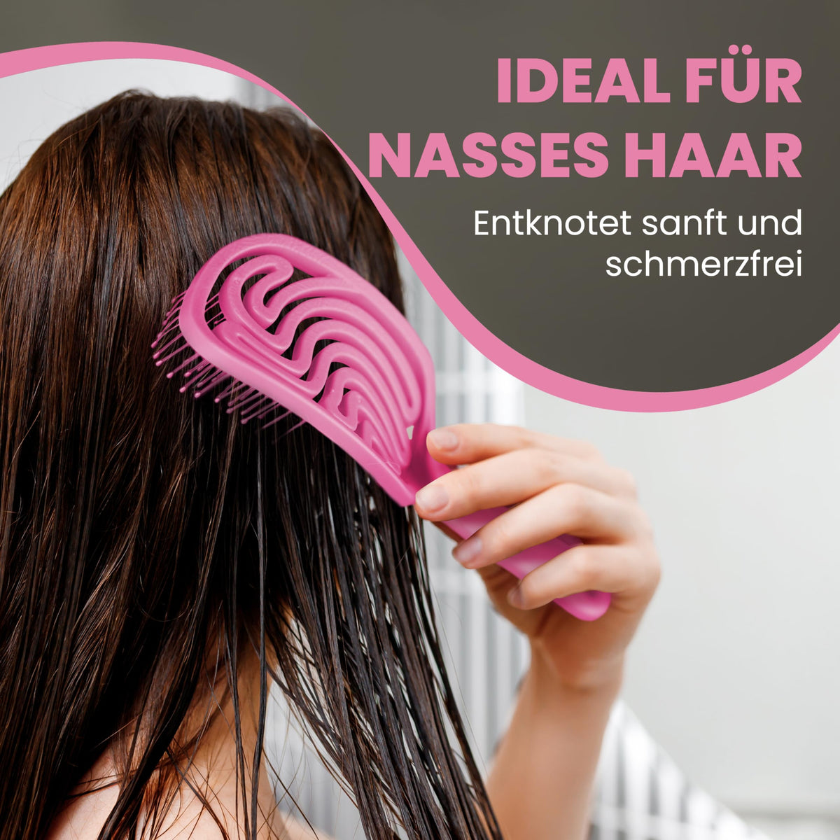 Walcora Haarbürste ohne Ziepen – NEUHEIT 2026 – Entwirrbürste & Detangler Bürste für Damen