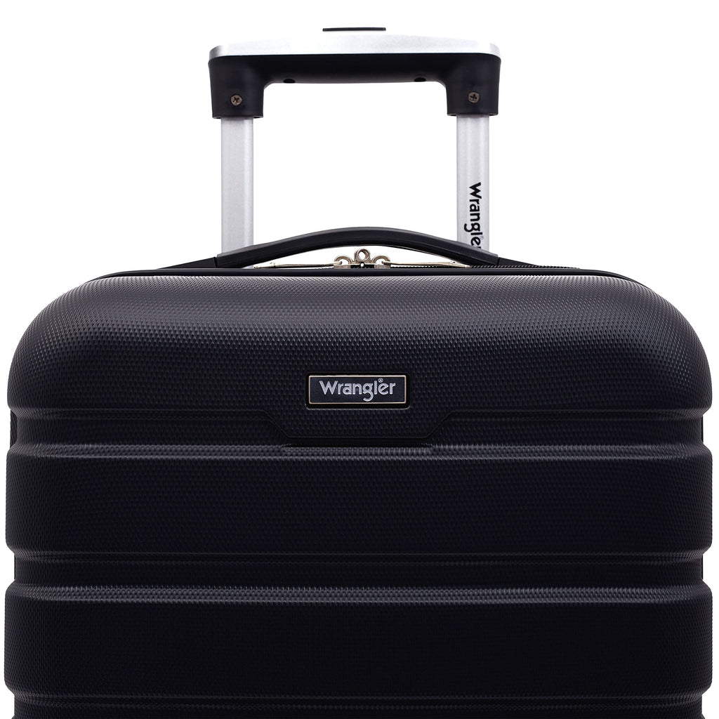 Wrangler 22" Hardside Spinner Carry-On Luggage, Charcoal