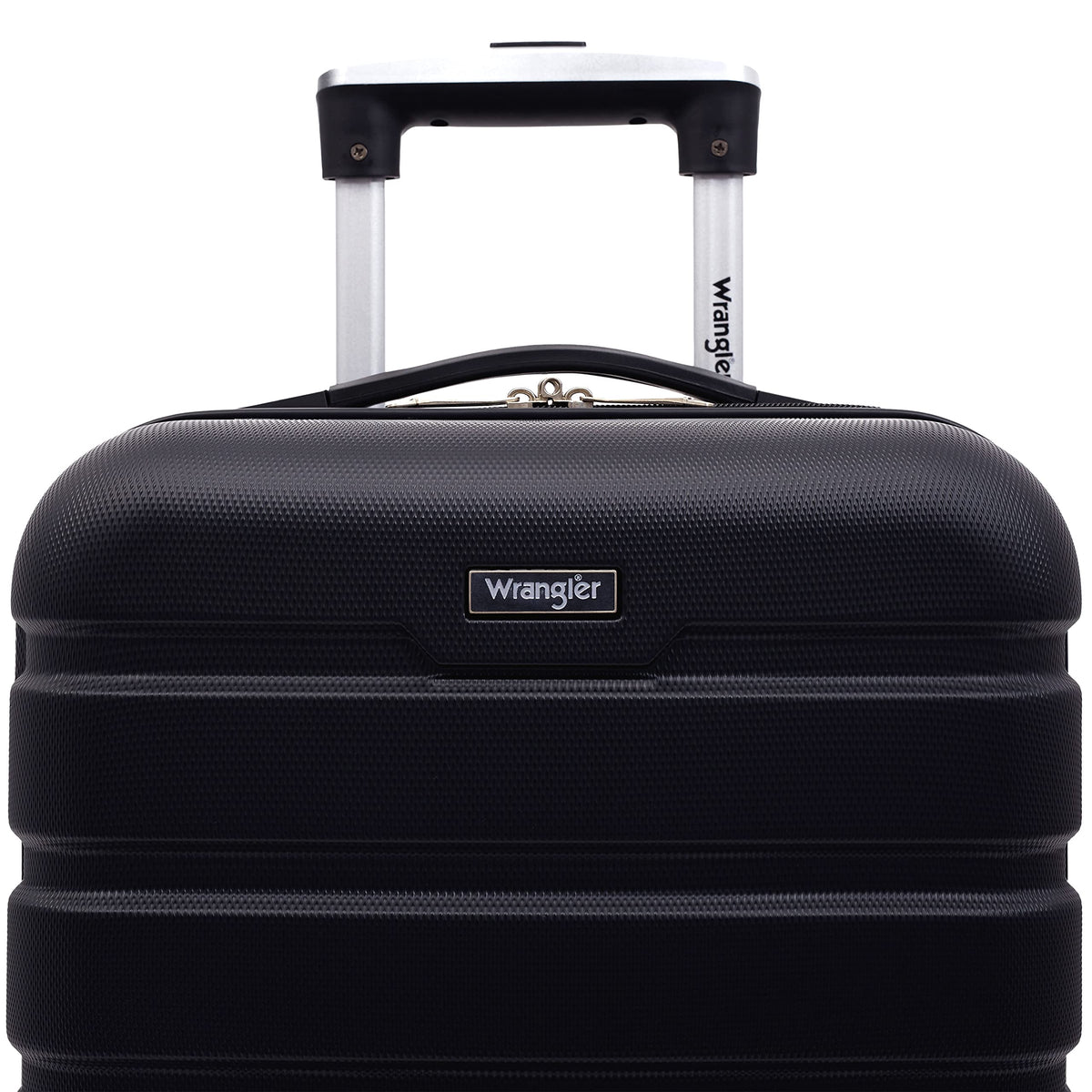 Wrangler 22" Hardside Spinner Carry-On Luggage, Charcoal