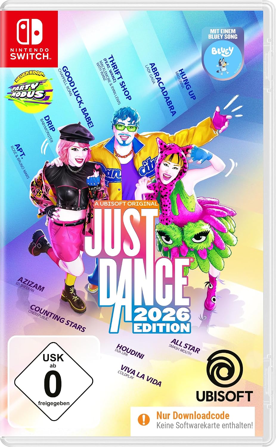 Just Dance 2026 Edition (Code in a box) - [Nintendo Switch] - Spielbar auf Nintendo Switch
