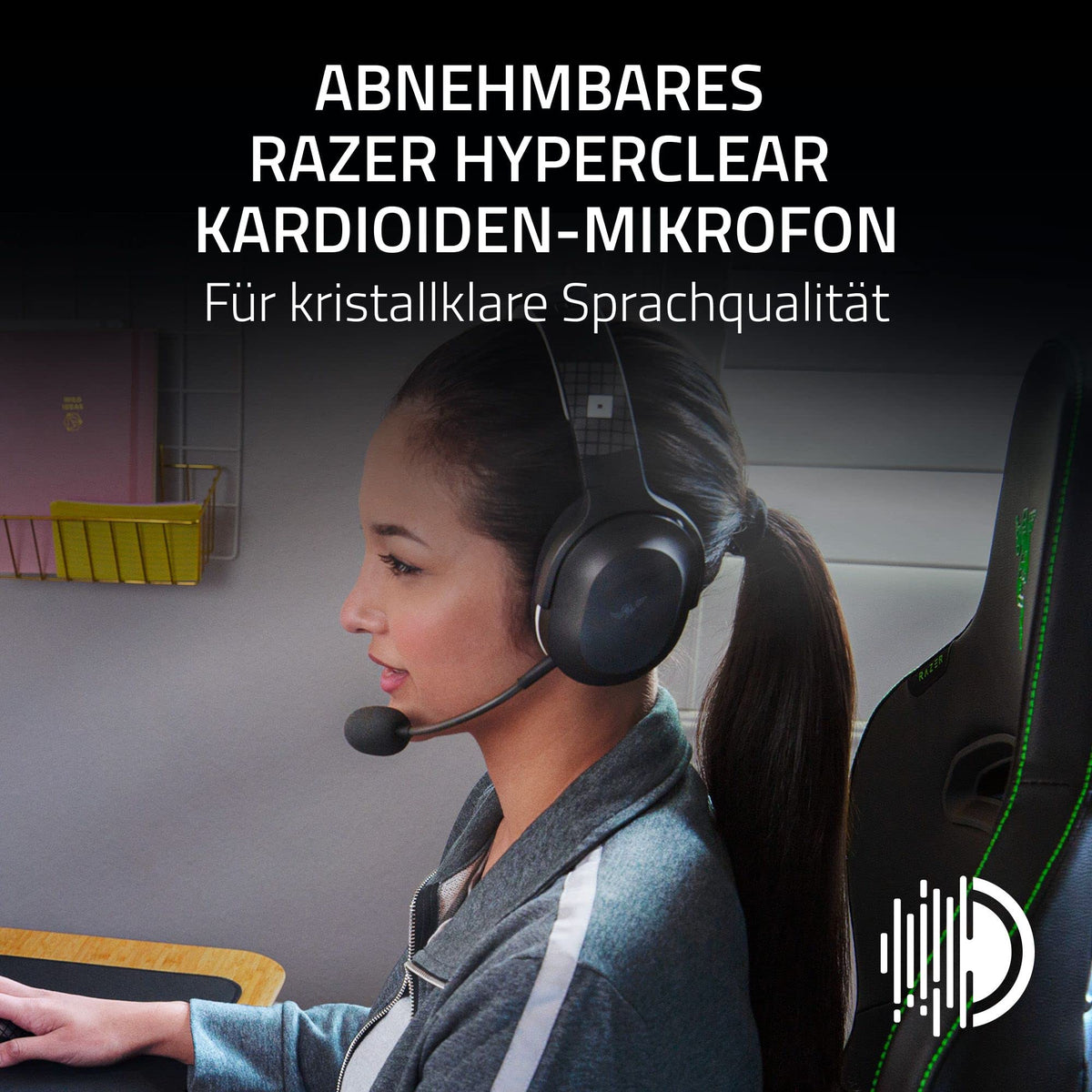 Razer Barracuda X - Kabelloses Multiplattform-Headset für Gaming und Mobile Geräte (SmartSwitch Dual Wireless, Triforce 40mm, Mikrofon mit Nierencharakteristik, 50h Akku, USB-C) Schwarz