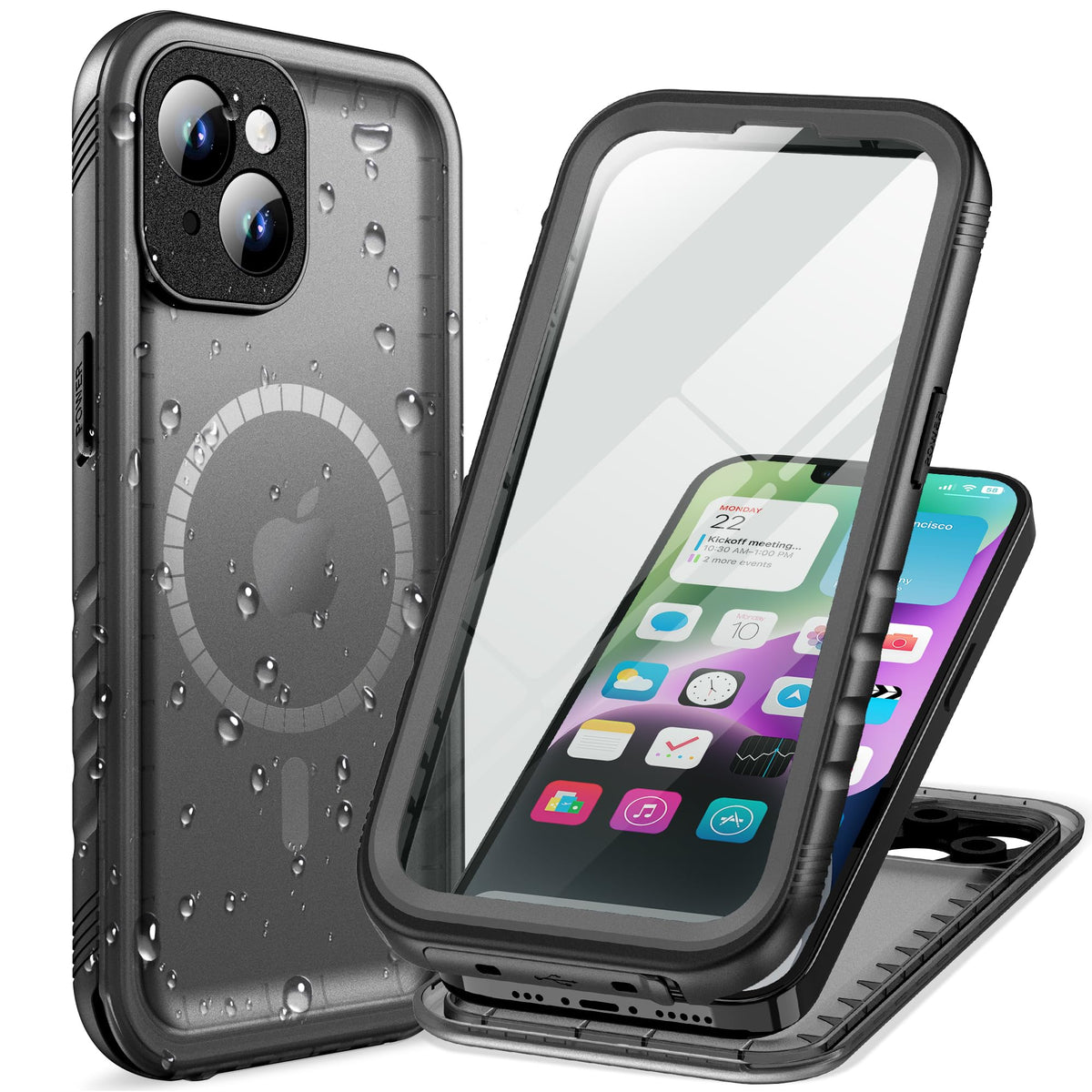 Cozycase TOP Militärschutz wasserdichte 360 Hülle Für iPhone 17 18 Pro Max