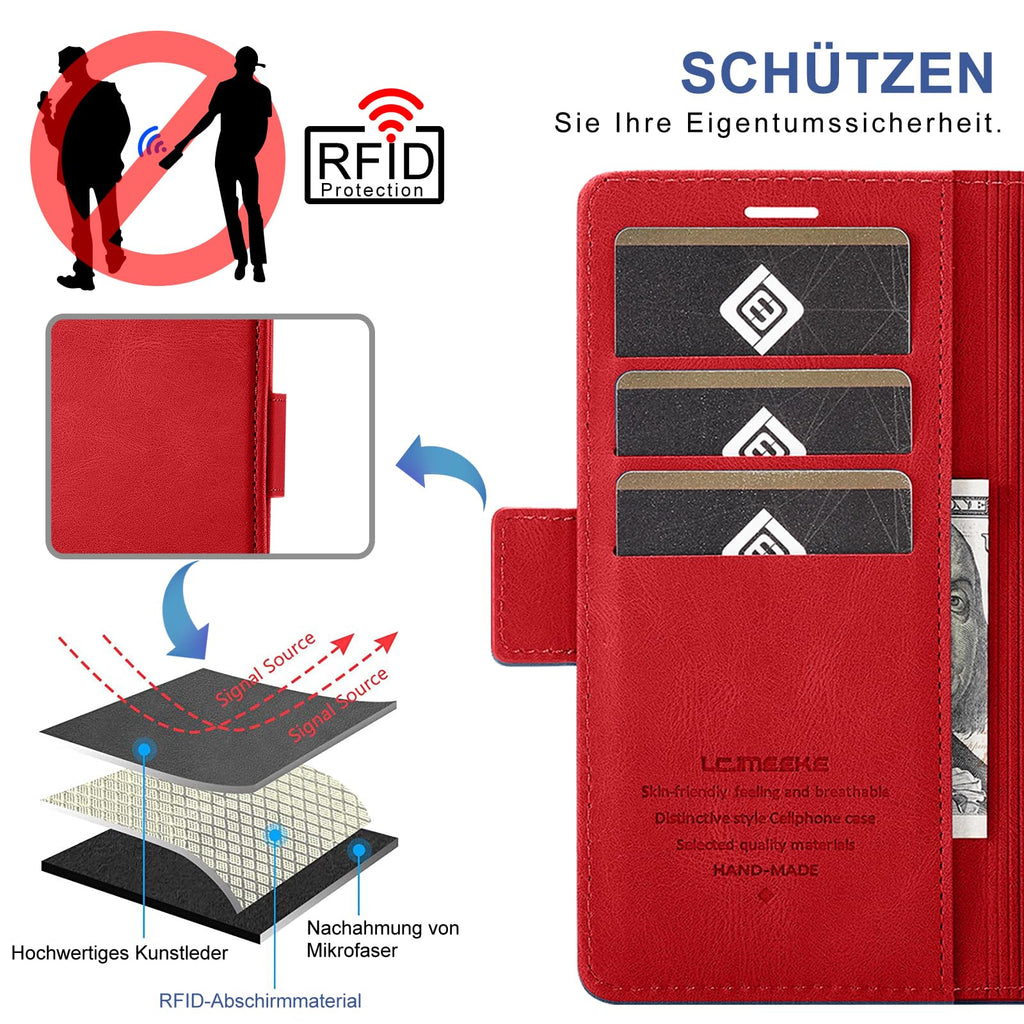 Giyer Handyhülle für Samsung Galaxy S24 5G Hülle mit Schutzfolie, Schutzhülle Galaxy S24 5G PU Leder Wallet Flip Case Standfunktion Kartenfach Klapphülle für Samsung S24 Ultra Full Cover (Grün)