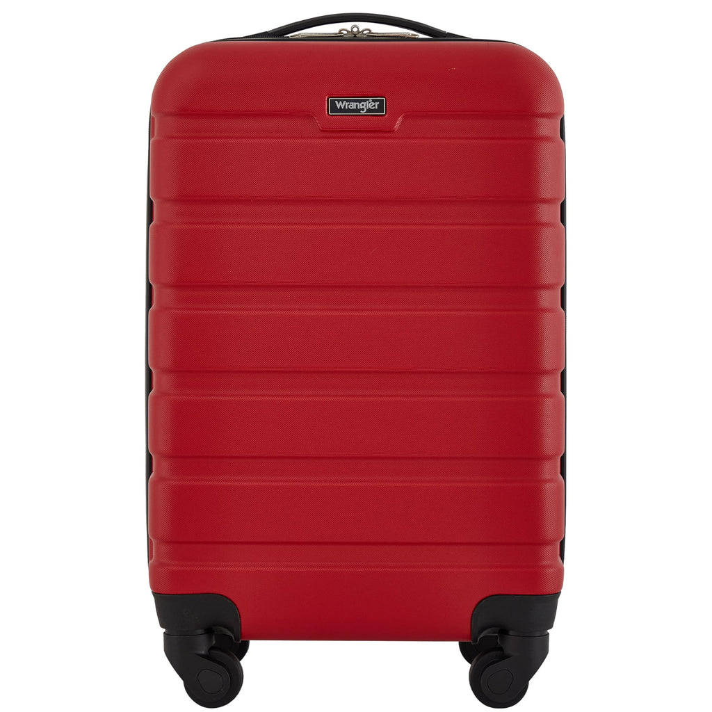 Wrangler 22" Hardside Spinner Carry-On Luggage, Charcoal