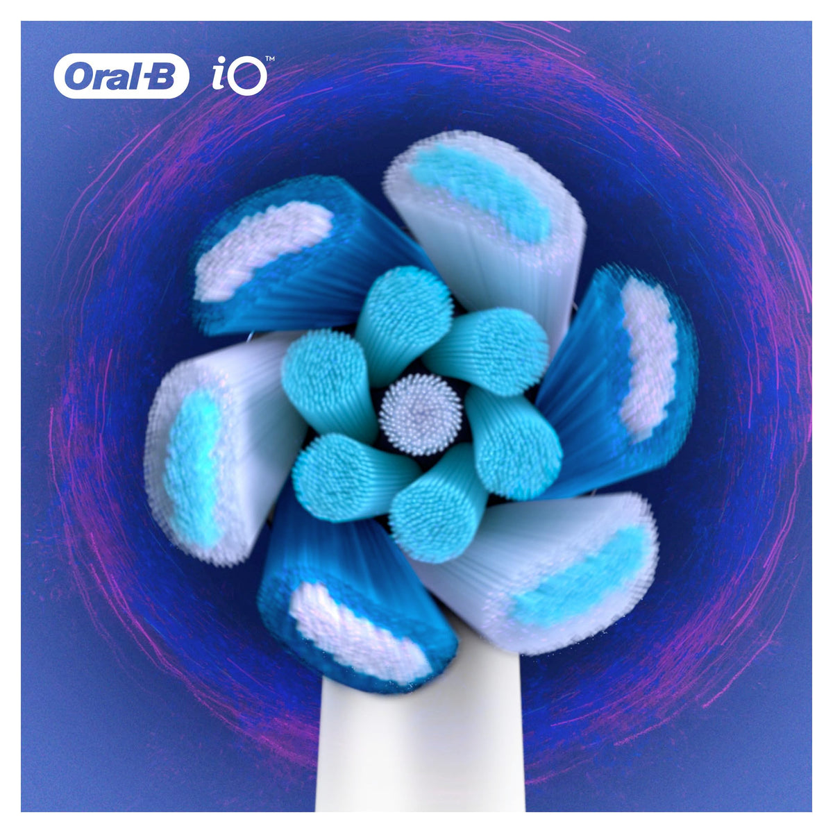 Oral-B iO Aufsteckbürsten Ultimative Reinigung, Schwarz, 4 Stück