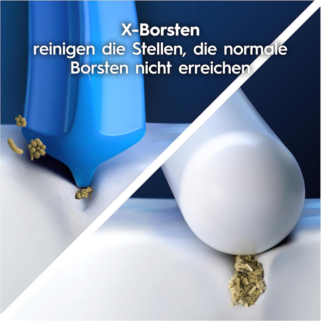 Oral-B Aufsteckbürsten PRO CrossAction, Weiß, 10 Stück