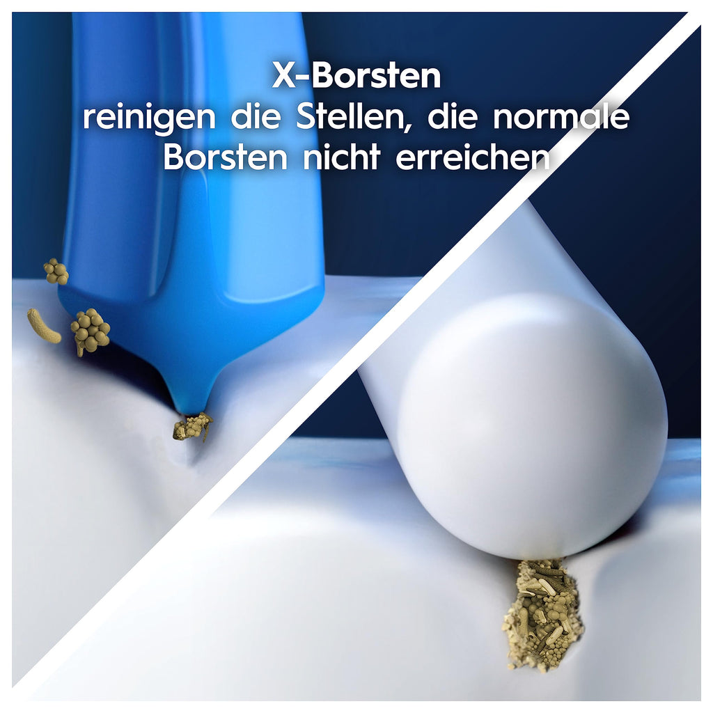 Oral-B Aufsteckbürsten PRO CrossAction, Weiß, 10 Stück