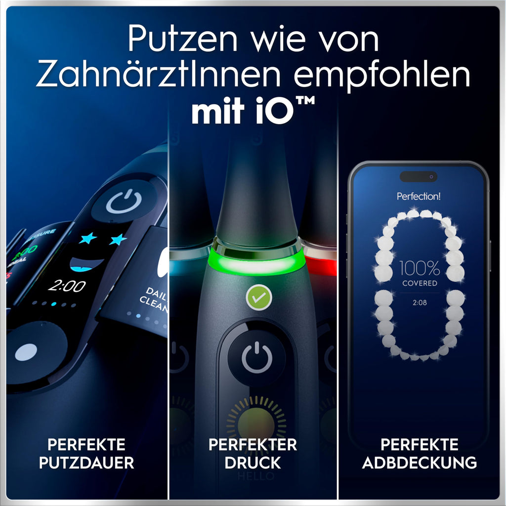Oral-B iO Series 6 Elektrische Zahnbürste, Weiß