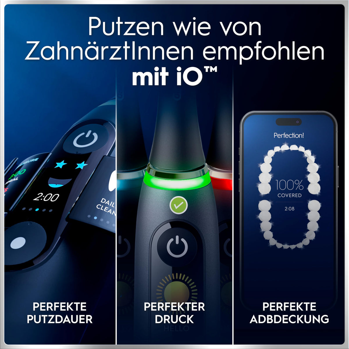 Oral-B iO Series 6 Elektrische Zahnbürste, Weiß