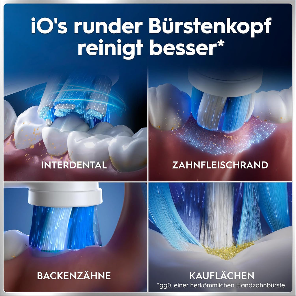 Oral-B iO Series 6 Elektrische Zahnbürste, Weiß