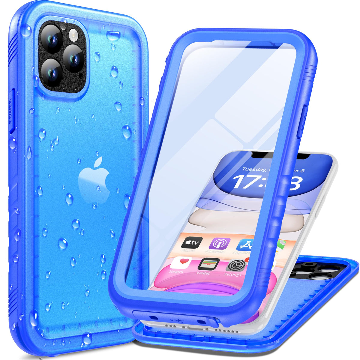 Cozycase TOP Militärschutz wasserdichte 360 Hülle Für iPhone 17 18 Pro Max