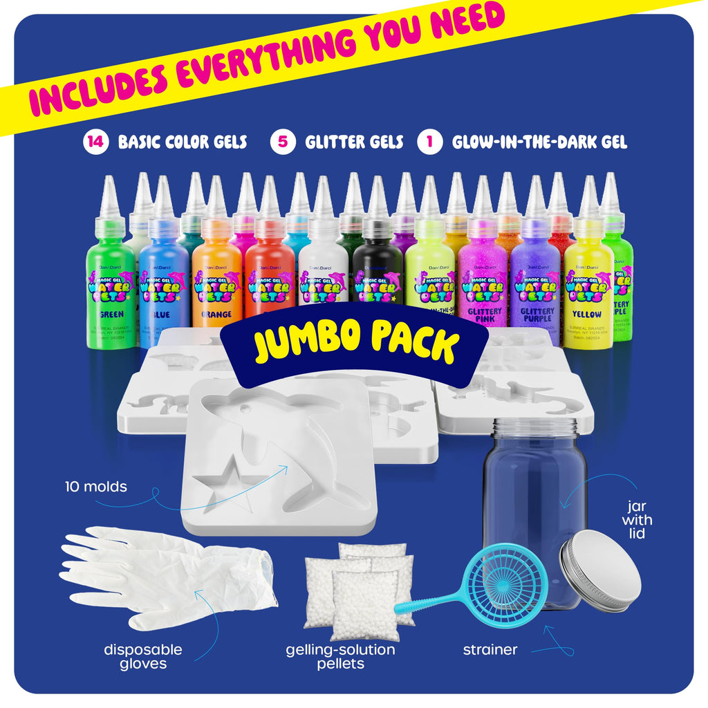 Dan&Darci Magic Gel Water Pets Kit - Birthday Gifts - Squishy Maker
