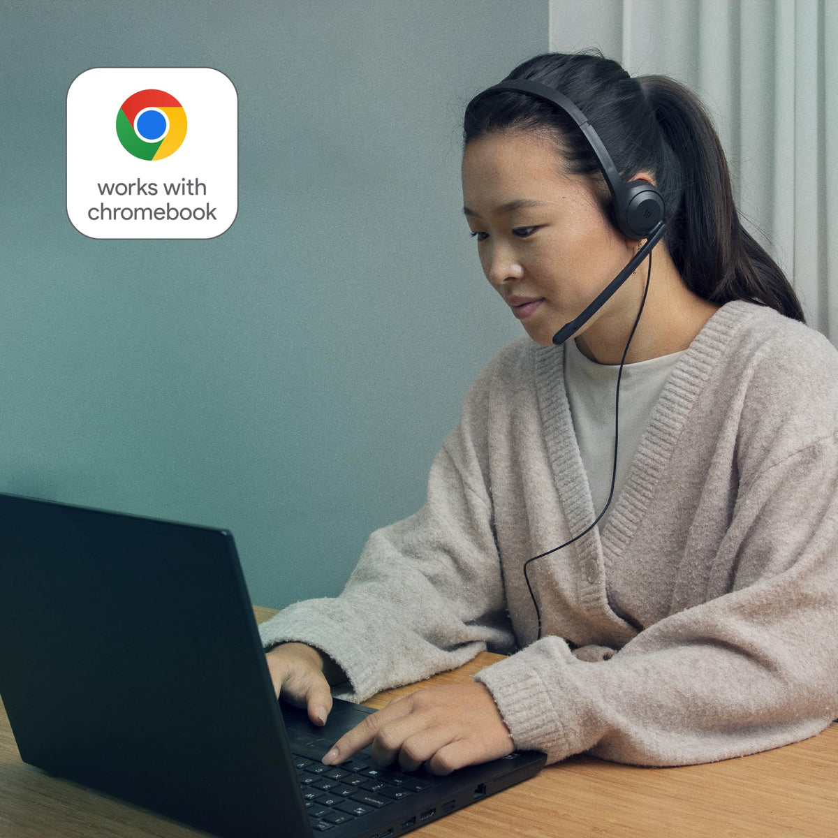 EPOS C1 Vielseitiges Business- Headset mit Mikrofon, Universellem 3,5-mm-Klinkenstecker, Breite Gerätekompatibilität - kopfhörer mit Kabel, mikrofon PC, Rauschunterdrückendes Mikrofon, on Ear