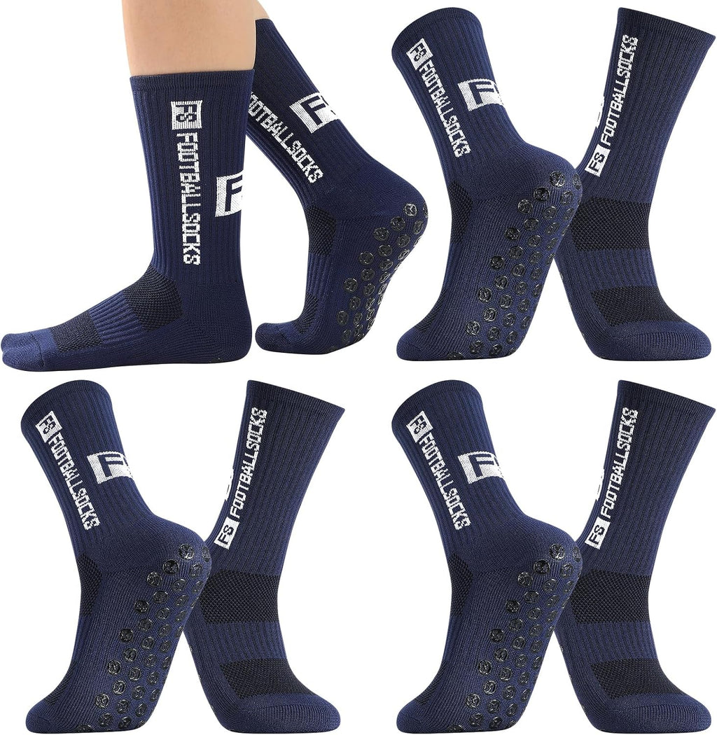 FANTESI 3 Paare Fußballsocken für Herren Damen,Sportsocken Fußball
