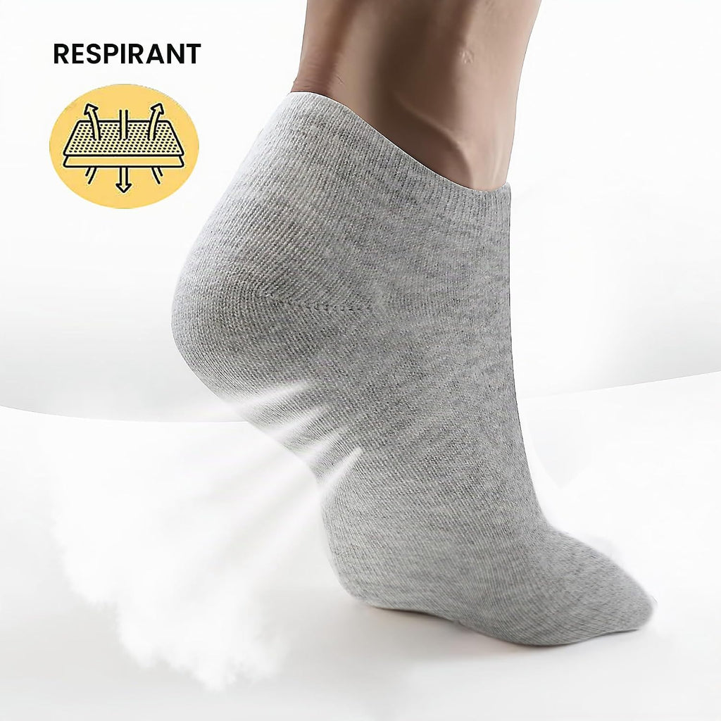Chaussettes Basses Homme Femme lot de 12 Paires Socquette Sport Coton Socquettes Respirant Courtes Chaussette Femme Coton Courtes Bassese