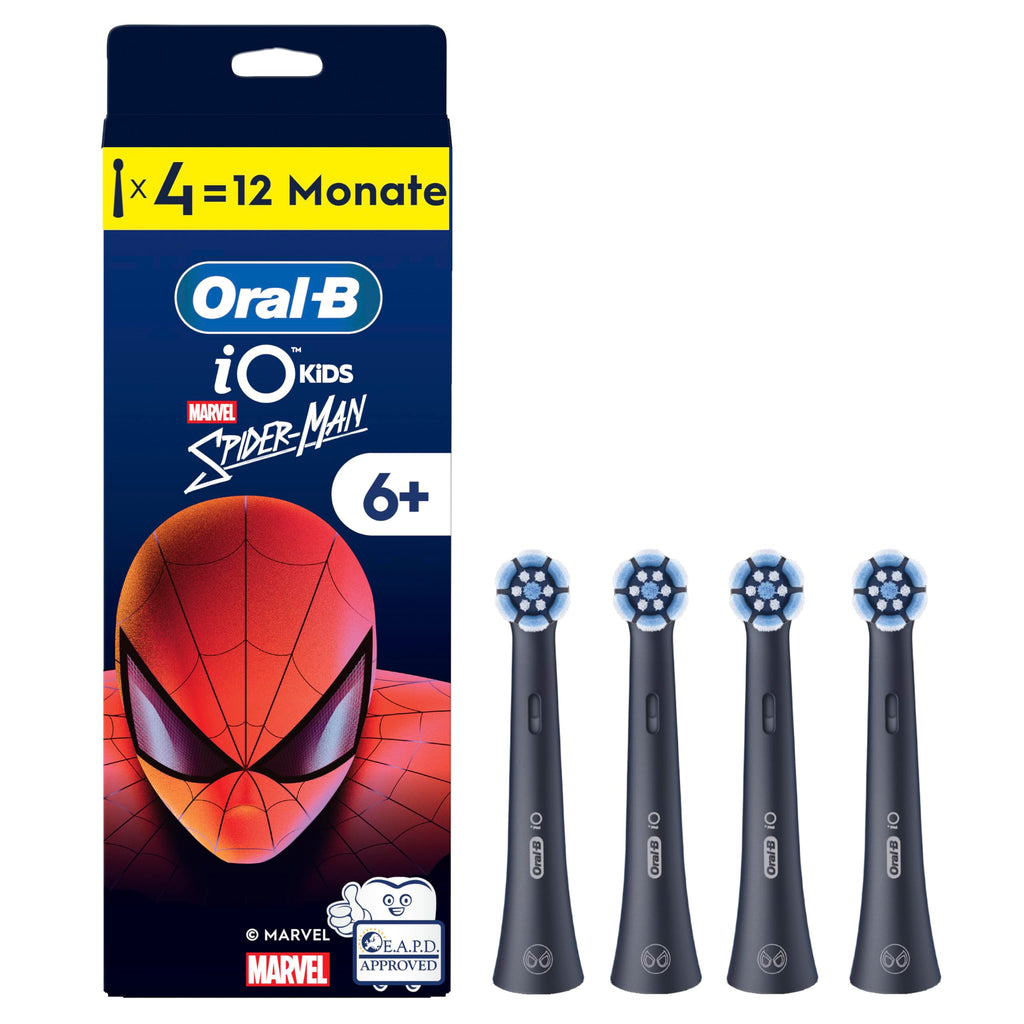 Oral-B iO Aufsteckbürsten Ultimative Reinigung, Schwarz, 4 Stück