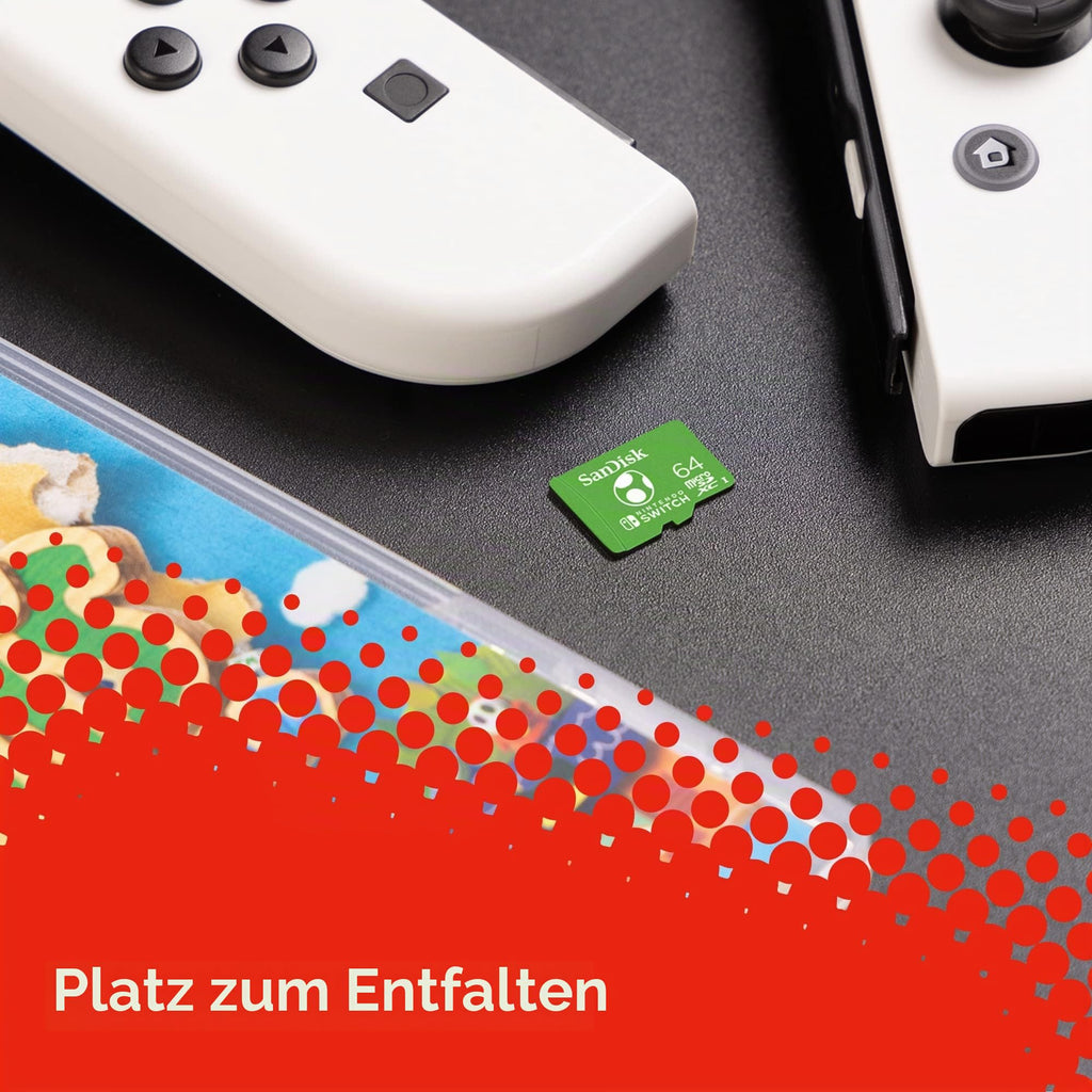 SANDISK 128GB microSD Karte, Super Mario Super Mushroom Edition