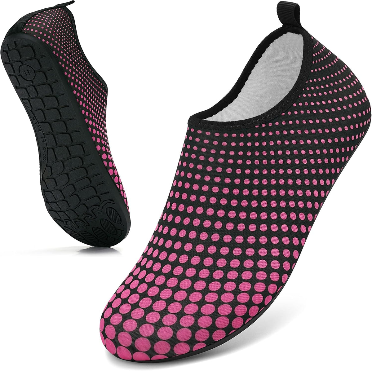 Water Shoes for Women Men Quick-Dry Beach Swim Socks with Non-Slip Sole