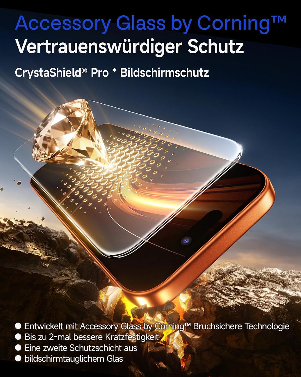 SMARTDEVIL 2 Pack Privatsphäre Schutz für iPhone 17 Panzerglas