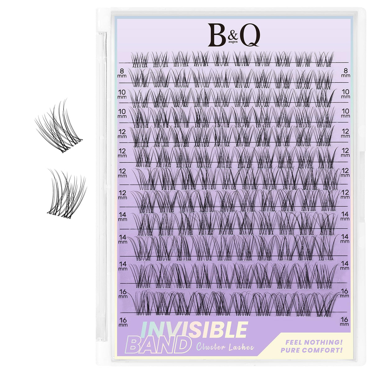 B&Q Lashes Extension Set 144PCS Venus Wimpern extensions 8-16 mm MIX