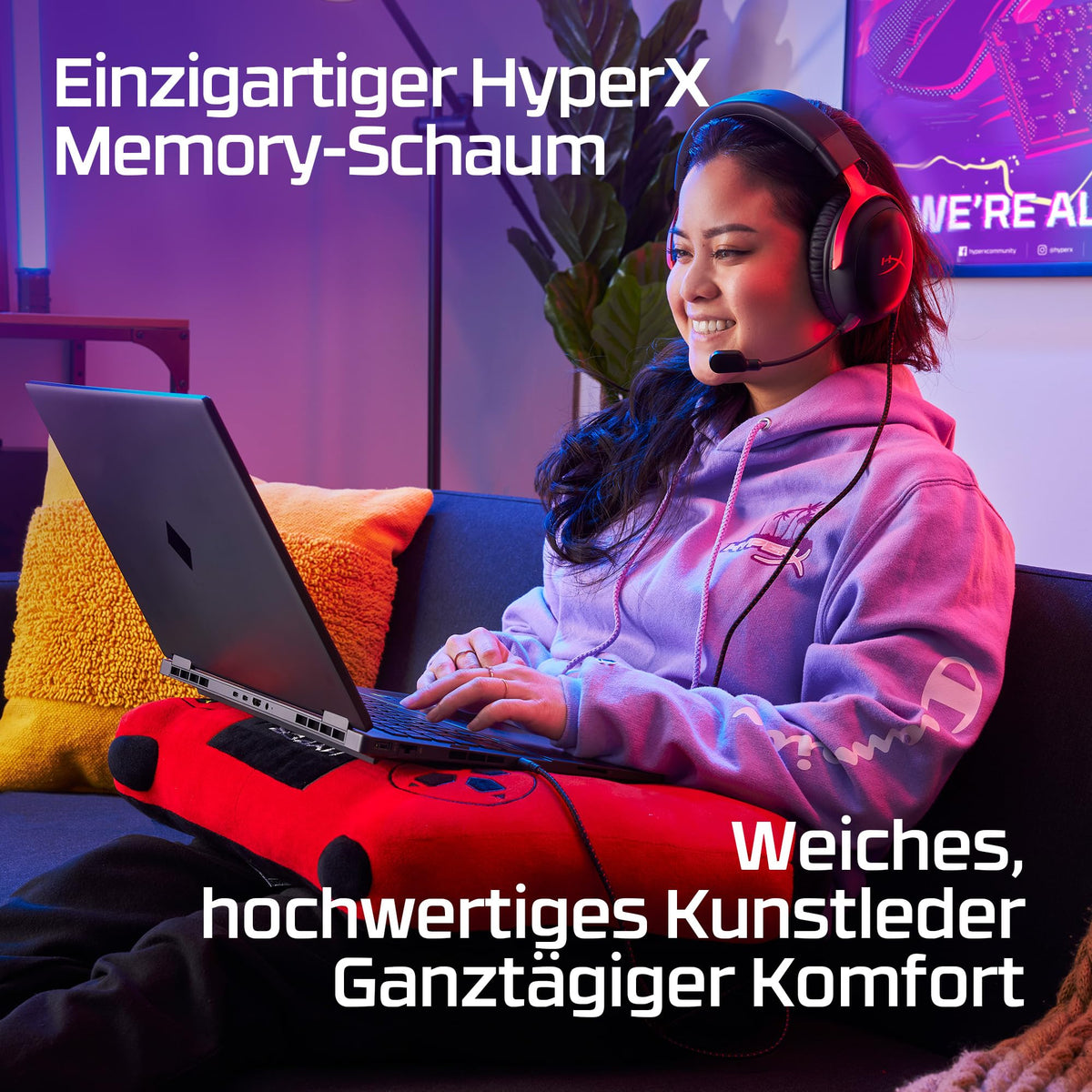 HyperX Cloud III – Kabelgebundenes Gaming-Headset