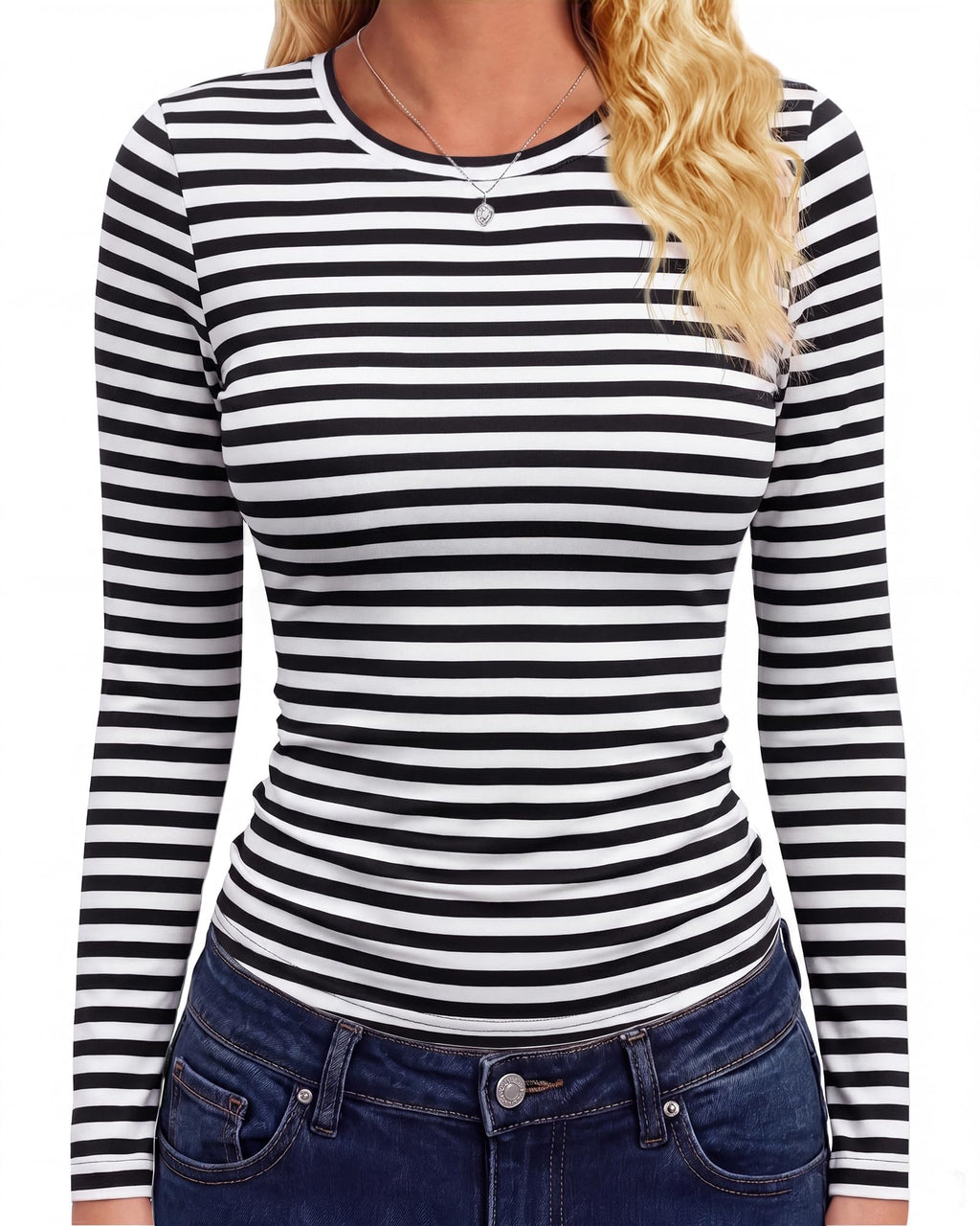GAYHAY Langarmshirts für Damen Oberteile figurbetont Herbstmode 2026